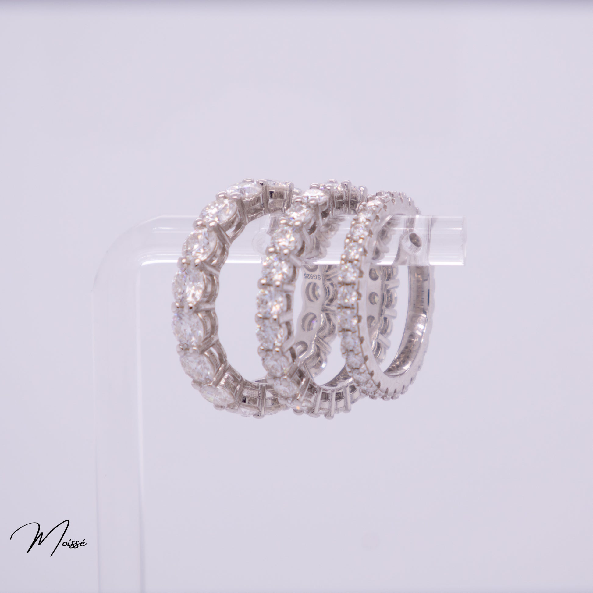 The Betty Band | Timeless Stackable Moissanite Ring
