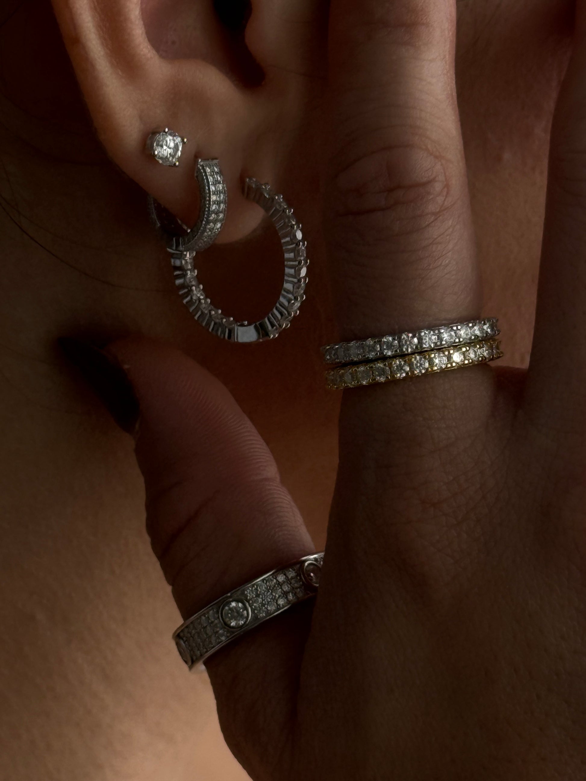 The Betty Band | Timeless Stackable Moissanite Ring