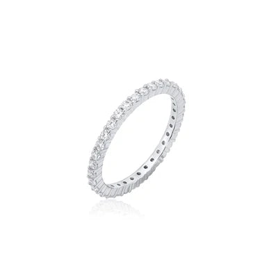 The Betty Band | Timeless Stackable Moissanite Ring